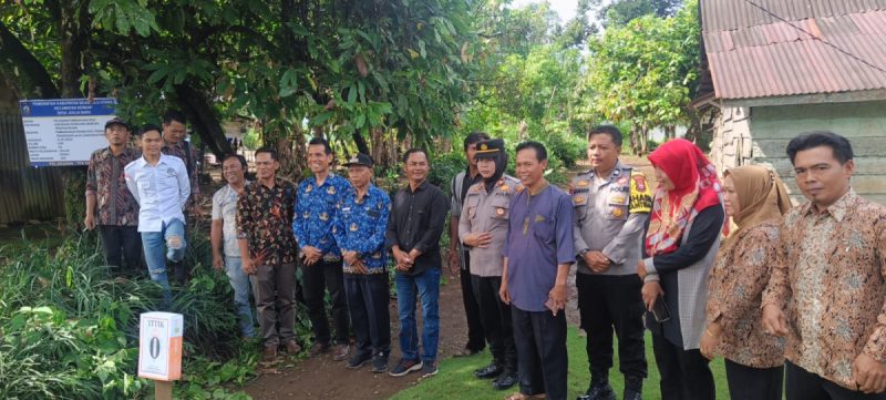 Titik Nol Pembangunan Jalan Rabat di Desa Jogja Baru, Momentum Sinergi Pemerintahan dan Masyarakat