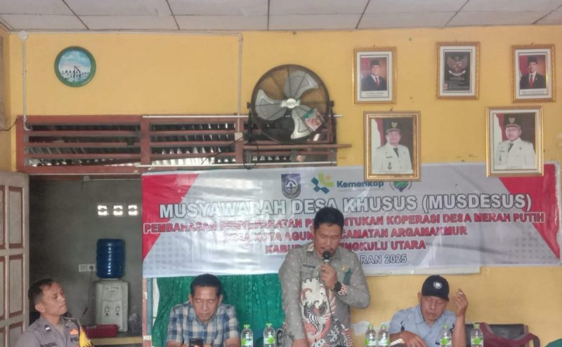 Pemdes Kota Agung Gelar Musdesus, Sepakati Pembentukan Koperasi Merah Putih